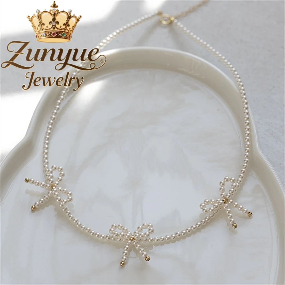 

Pearl Necklace, Versatile, Light Luxury And High-End Collarbone Chain Beaded Necklace Accessory Fashion Jewelry Exquisite Luxury