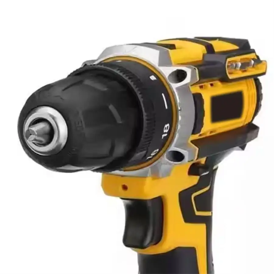 مجموعة أدوات الحفر 36 فولت: بطاريتين + شاحن سريع، حقيبة محمولة مع مصابيح عمل، سرعتين قابلة للتعديل