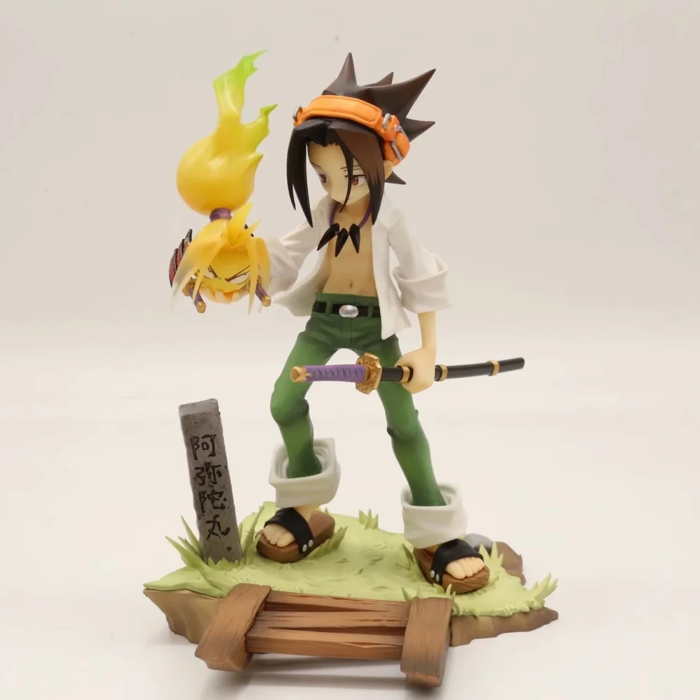 

Anime Shaman King Asakura Yoh PVC Action Figure Collectible Model Doll Toy 18CM