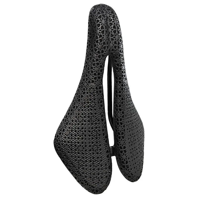 Carbon fiber seat cushion 3D printing thickened hollow road bicycle seat cushion saddle comfortable