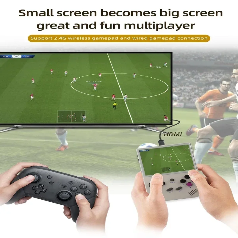 256G ANBERNIC RG35XX Console di gioco portatile retrò schermo IPS da 3.5 pollici lettore Video portatile sistema Linux Slot per doppia scheda Cortex-A9