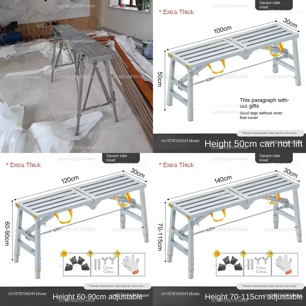 

Folding horse stool scaffolding elevator decoration engineering ladder blow be bored with child stirrup, thickening shelves