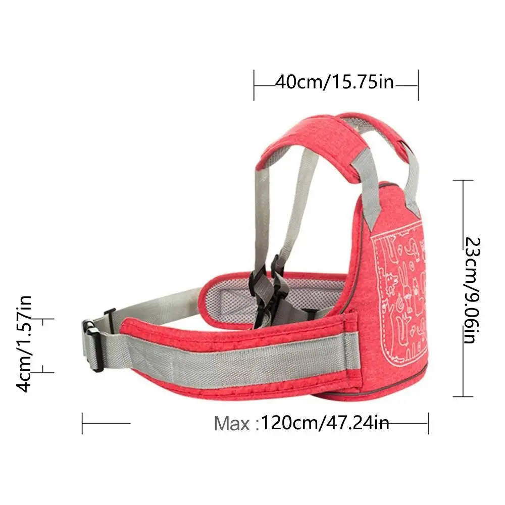 Ceinture de sécurité respirante pour moto pour enfants, sangle réfléchissante, antidérapante, boucle 4 en 1, haute résistance