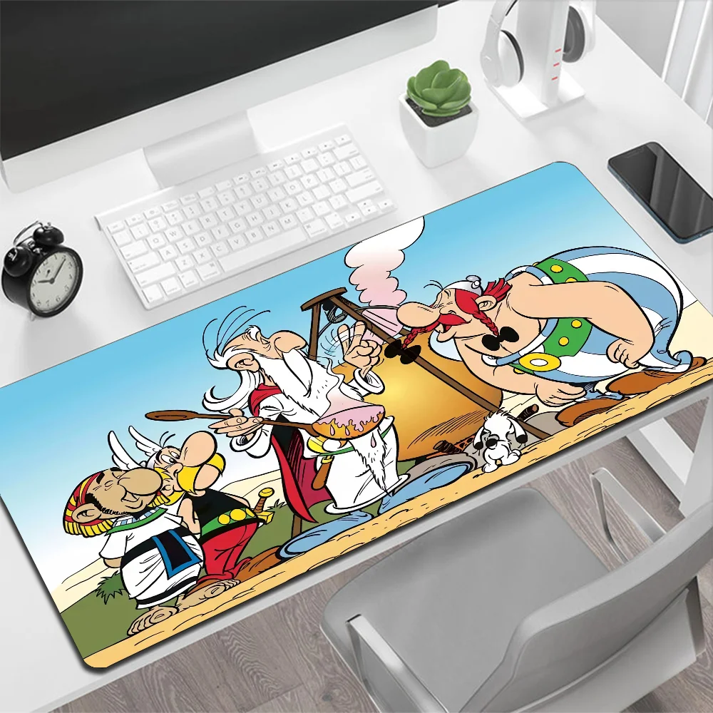 Grand tapis de souris Asterix Obélix, tapis de souris de jeu, PC Gamer, ordinateur, polymères, grand tapis, média, clavier, bureau