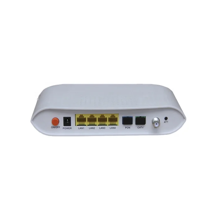 FTTH Fiber Optic Network Router 4FE+WIFI +CATV Dual Pon Port GEPON GPON EPON ONU fiber Terminal modem SFP ONT factory best price