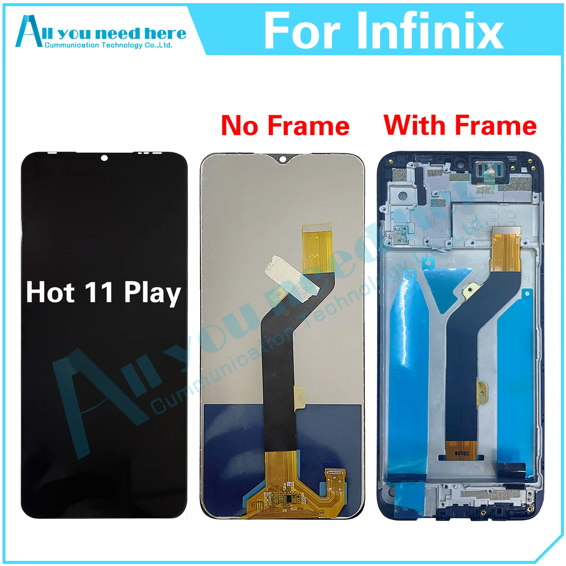 

100% тест для Infinix Hot 11, Play X688 Hot 11Play, ЖК-дисплей, дигитайзер сенсорного экрана в сборе, запасные части, замена