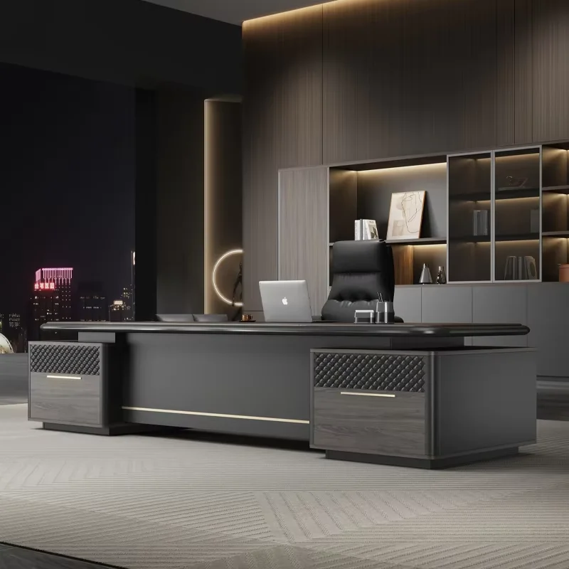 Cheap Strong Executive Desk Storage Asthetic Modern Luxury Executive Desk Cheap Drawers Mesa De Escritorio Office Desk Furniture