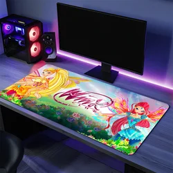 Mousepads Club Non-slip Lockedge Office cartoon Student W-W-Winx Gaming Thickened Large Beauty Writing Pad Cushion Mouse Pad