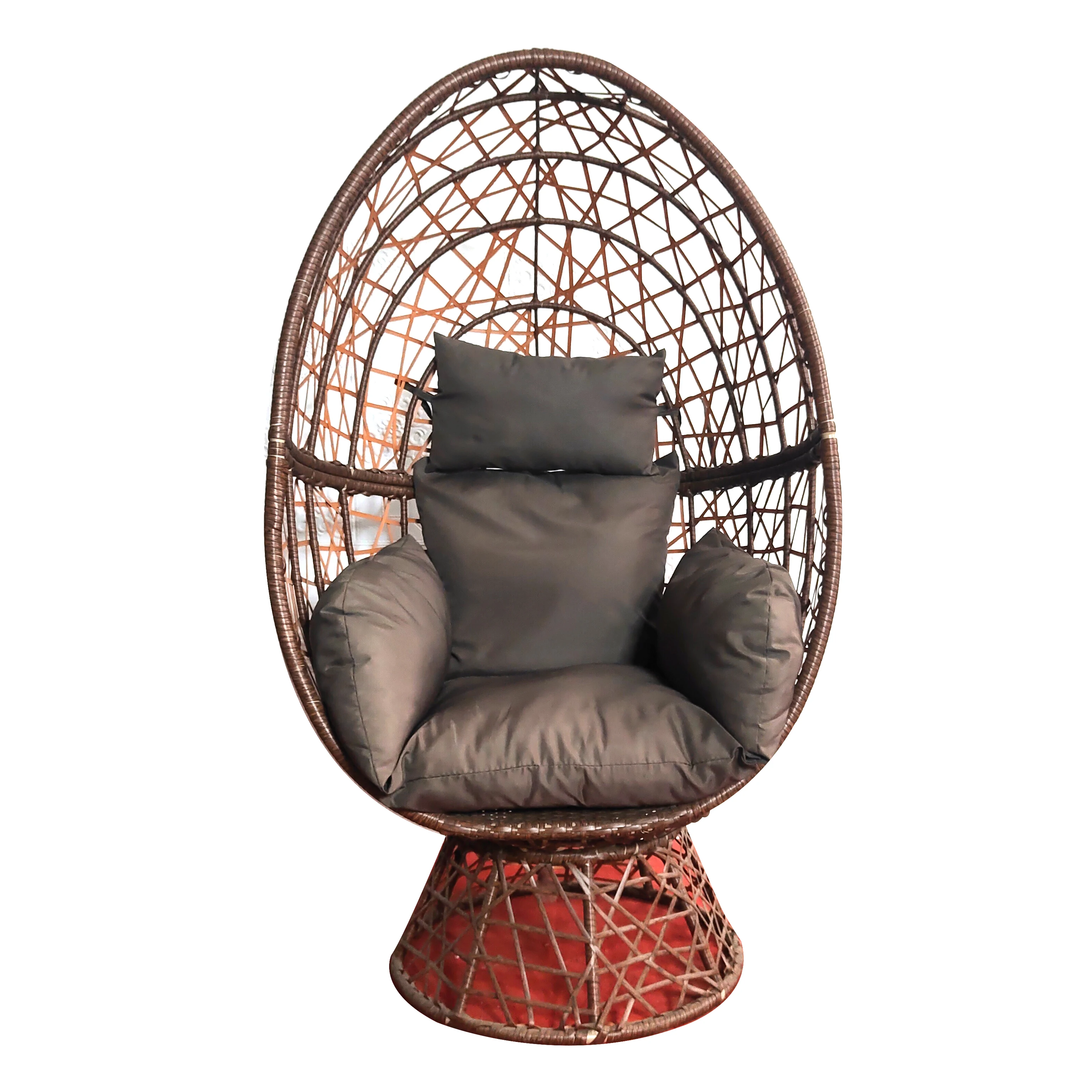 

Outdoor Bird's Nest Lying Chair Wicker Hanging Bed for Hotel Hotel Terrace Outdoor Round Rattan Reclining Bed