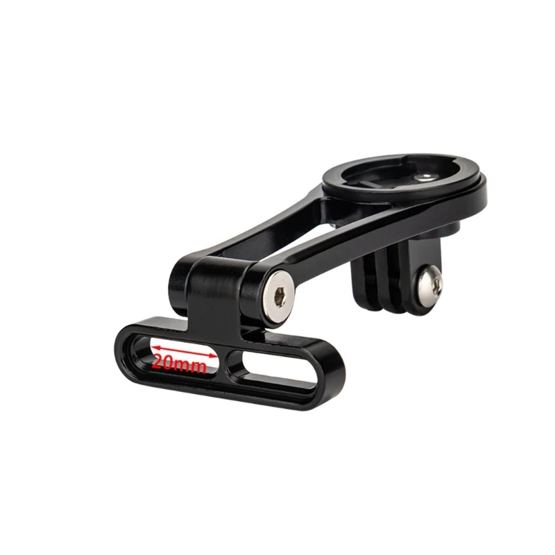 Yunyun Support d'extension compteurs Vitesse réglables Support téléphone vélo Support chronomètres vélo