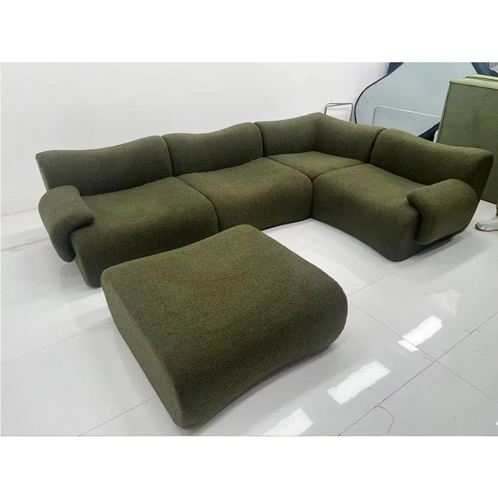 Modern Nordic Design Foam Sofa Vacuum Compression Sofa Set Furniture Living Room Compressed Vacuum Packed Sofa