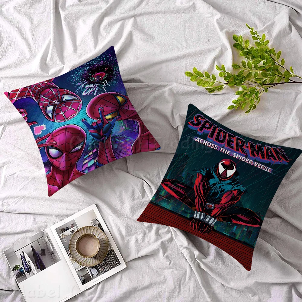 Avengers M-Marvel Spidermans Office Cushion Pillowcase Car Cushion Cover45X45CM Lumbar Pillowcase Sofa Pillowcover