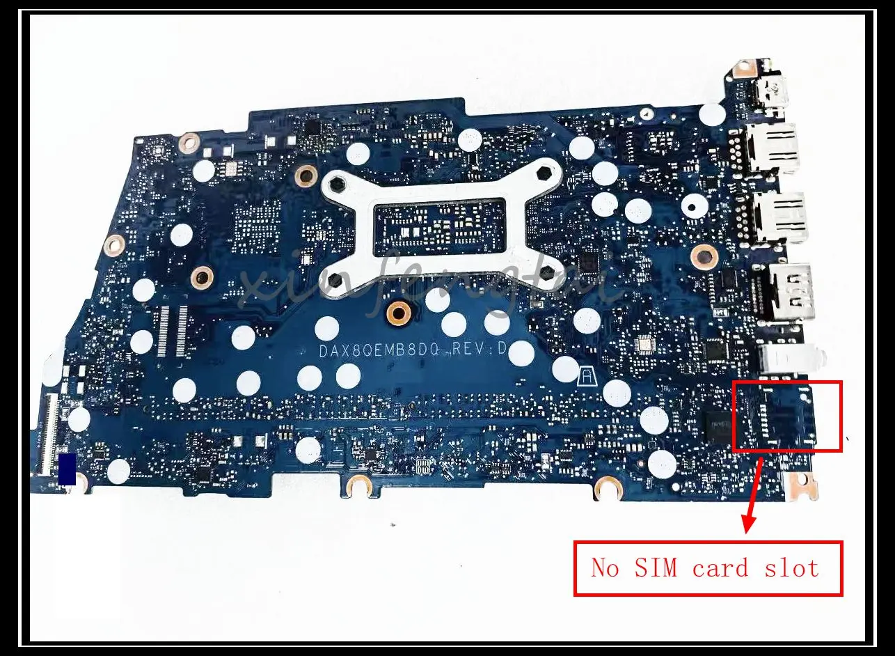 For HP ProBook 640 G8 Laptop Motherboard DAX8QEMB8D0 DAX8QMB38A0 DDR4 I5 I7 11th Gen CPU UMA 100% Test Work