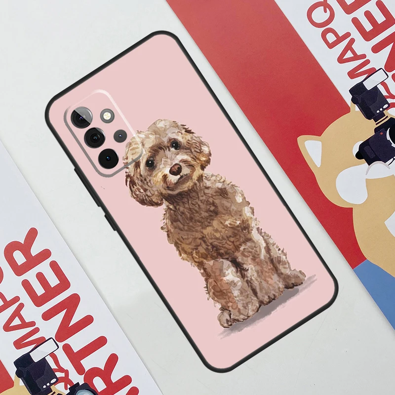 Cute Cockapoo Dog Cover For Samsung Galaxy A34 A24 A54 A14 A52 A42 A32 A22 A12 A51 A71 A53 A33 A23 A13 Case