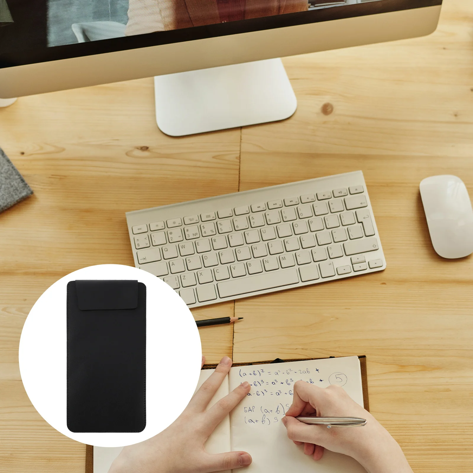 

Wireless Keyboard Cover PU Keyboard Sleeve Compatible K380 Portable Protective Case Storage Bag for Travel Office Home