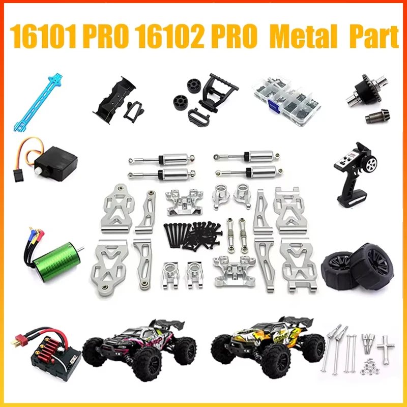 SCY 16101PRO 16102PRO 16103PRO 16201PRO 1/16 Bürstenlosen RC Automotive/Lkw/Buggy Original Ersatzteile Metall Upgrade Teile