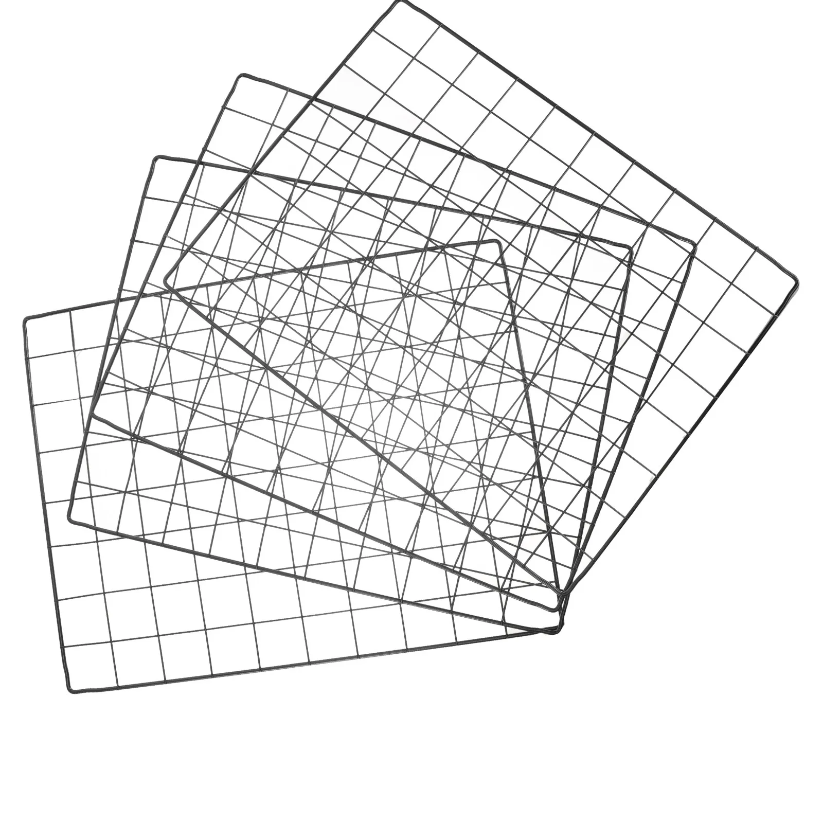 4個入りペット用犬ケージパーツ、強化耐久性メッシュフェンスシート、簡単組み立て子犬用プレイヤードパネル、クレート仕切り、犬用クレート仕切り