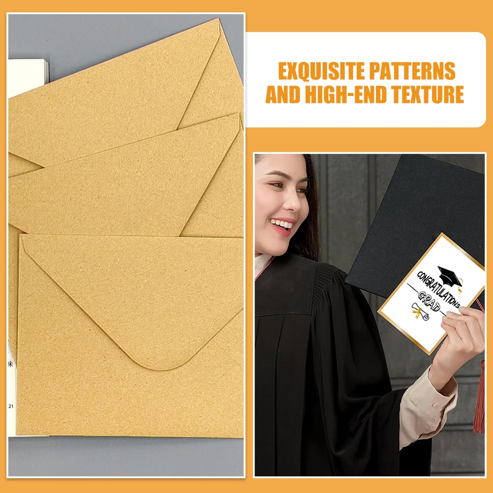 

1 set 1 Set Graduation Greeting Cards Exquisite Delicate Paper Party Invitation Creative School Celebration Present Decorative