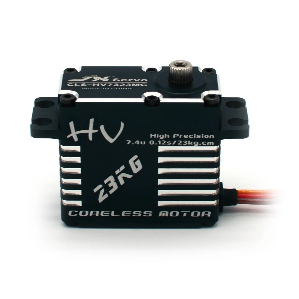 JX Servo CLS-HV7323MG 73G 23kg High Torque HV Full CNC Metal Shell Steel Gear Coreless Servo For RC Car Robot Aircraft UAV