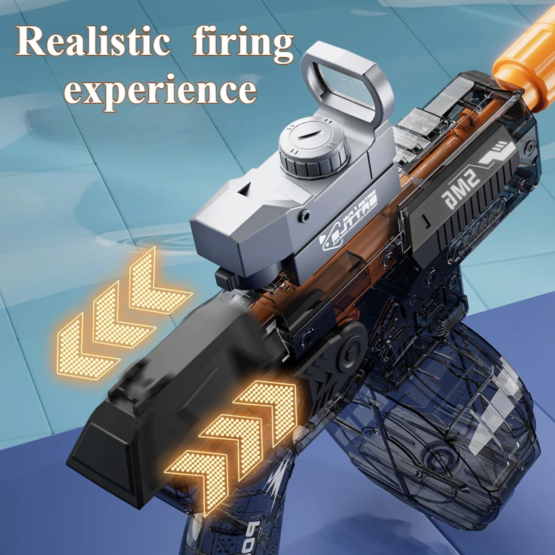 Pistola de brinquedo de explosão elétrica verão piscina praia água jogar submetralhadora de alta pressão parque de diversões armas de água