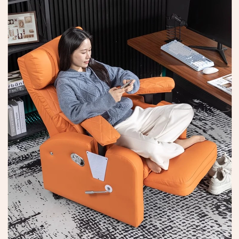 - * Cadeiras de escritório de extensão ergonômica design executivo giratória reclinável cadeira de jogos mesa computador silla oficina escritório em c