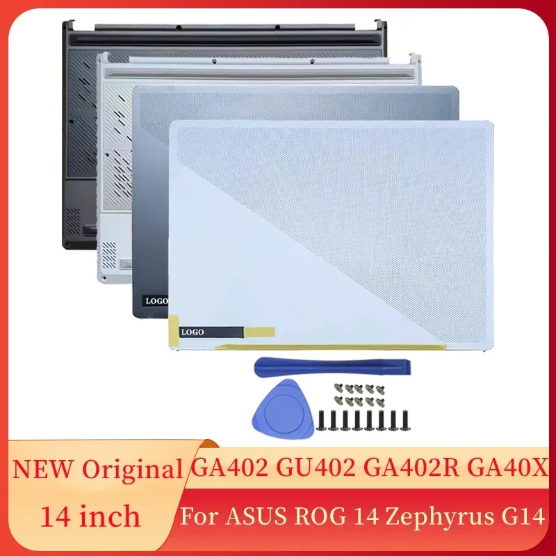 

Новые аксессуары для ноутбуков ASUS ROG 14 Zephyrus G14 GA402 GU402 GA402R GA40X, задняя крышка ЖК-дисплея для ноутбука, нижний чехол для ноутбука