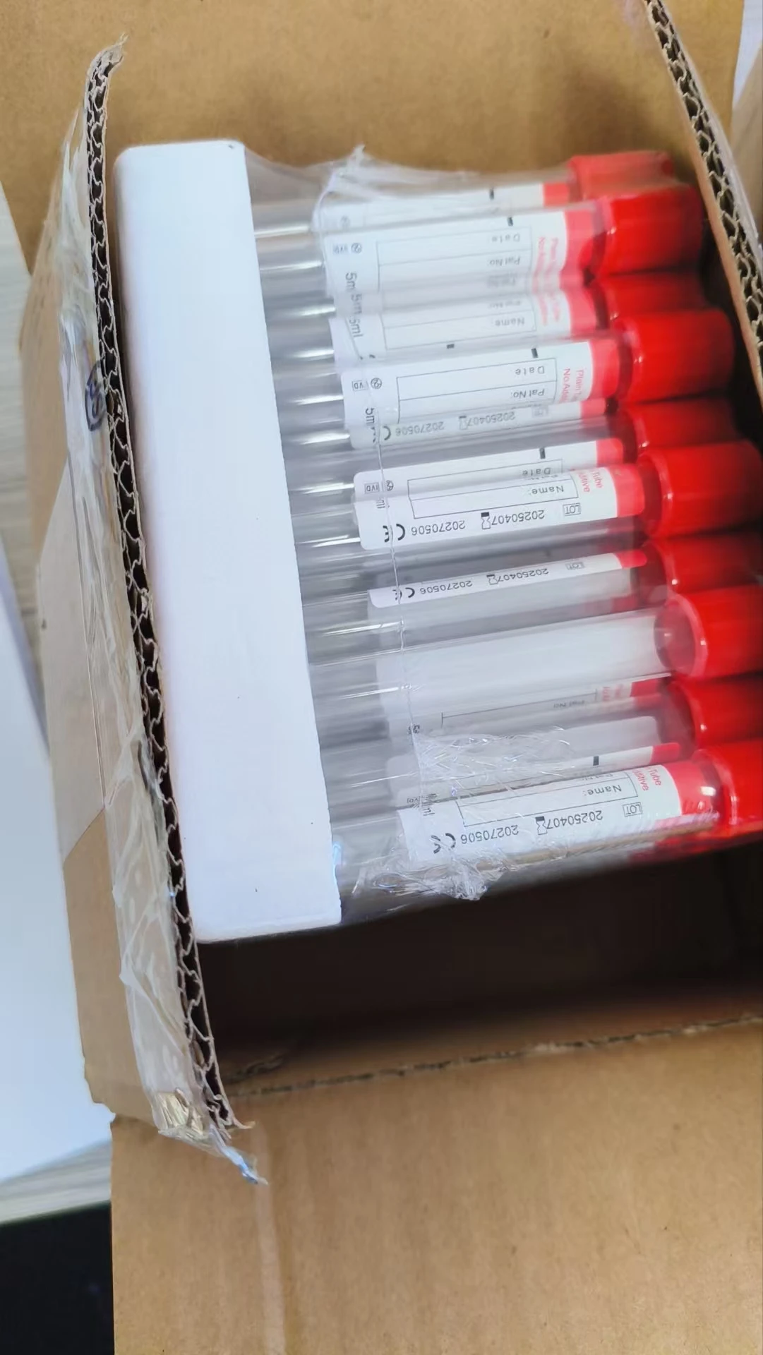 100 個 5 ミリリットル/10 ミリリットル使い捨て無添 - Blood Collection Tube のレビューと価格