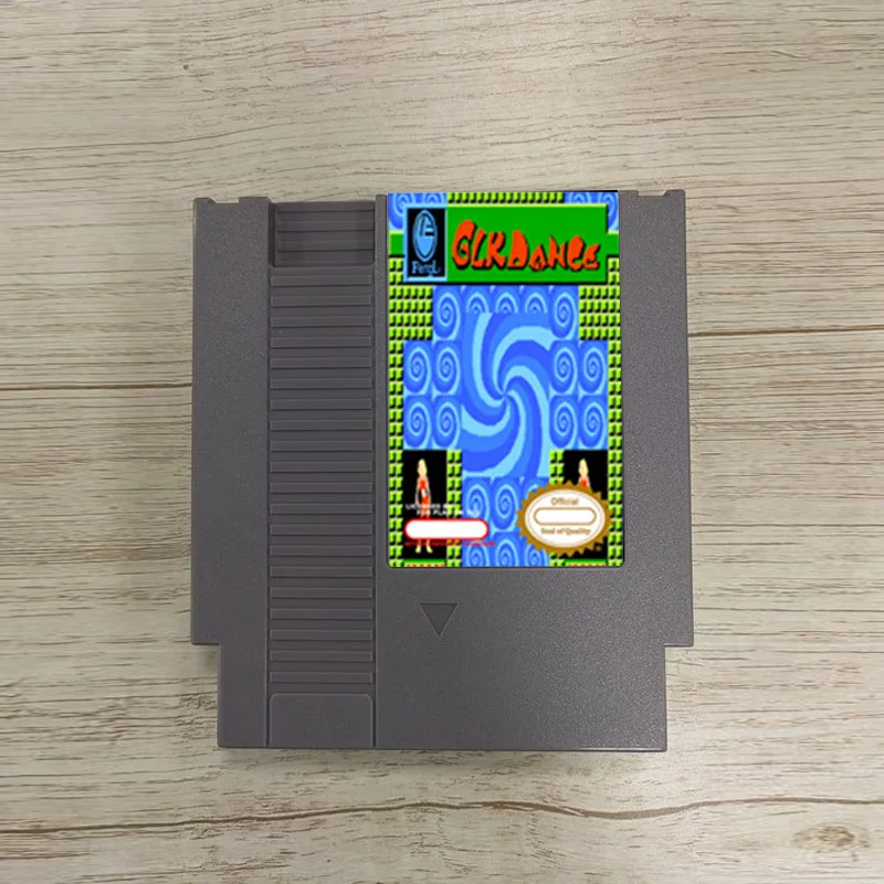 Cartucho de jogo para NES GLK Dance by FengLi 72 pinos para console de videogame NES de 8 bits