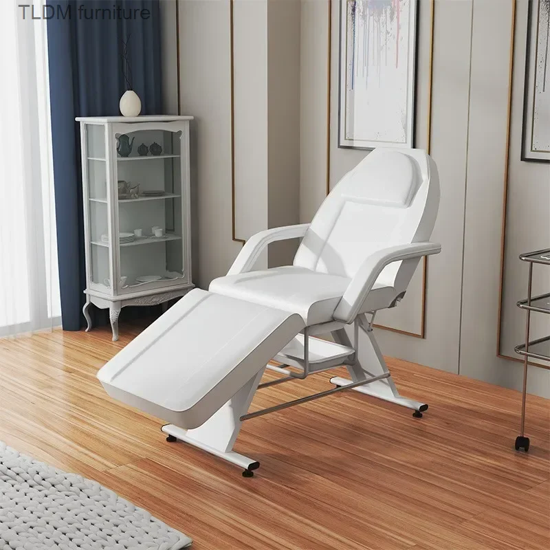 

Multifunction Massage Table Lounge Pedicure Spa Comfort Foldable Bed Headboards Camastro Plegable Salon Furniture MQ50MB