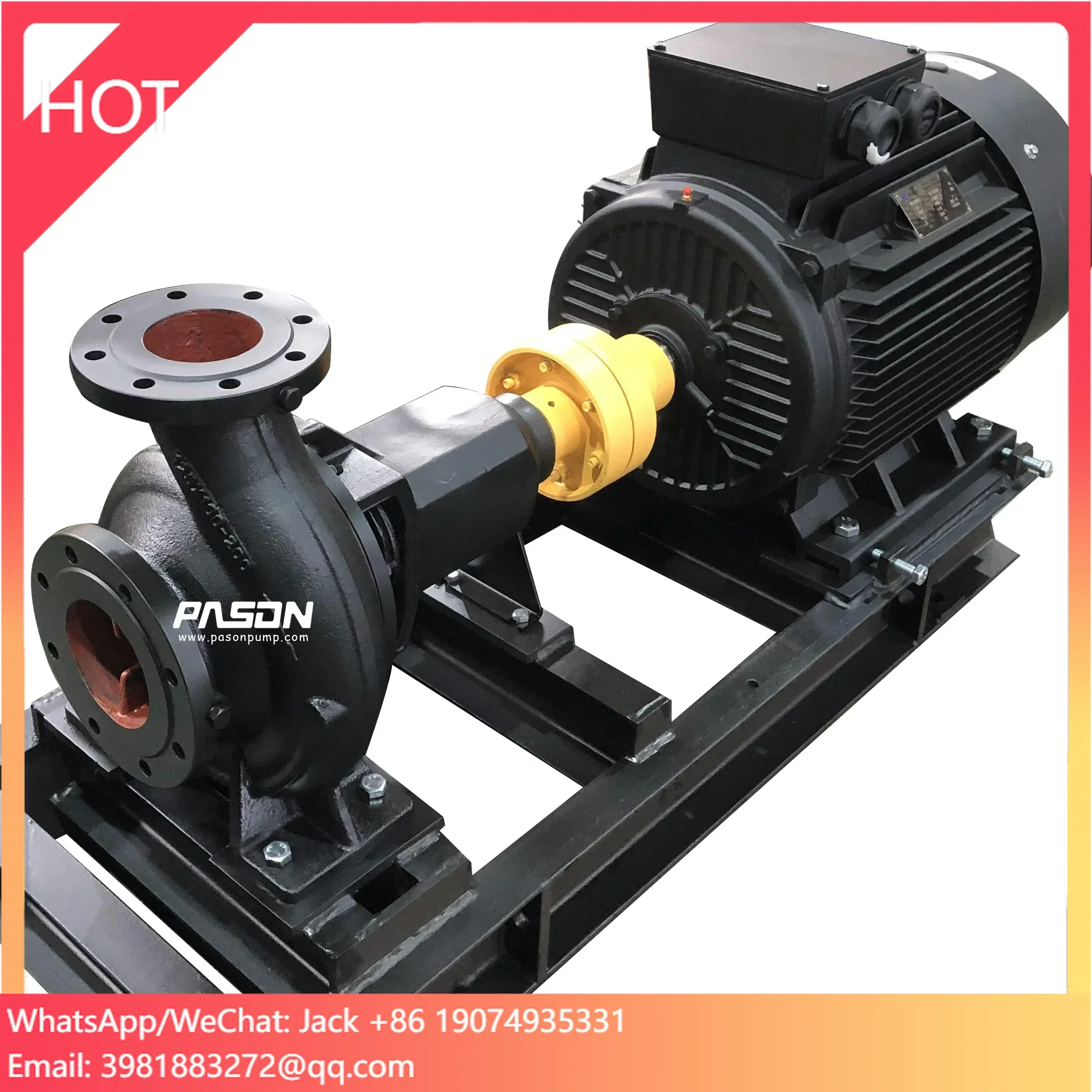 

Factory Wholesale Irrigation Pump Fire Fighting Pump EN733 ISO2858 Standard End Suction Centrifugal Pump High Performance