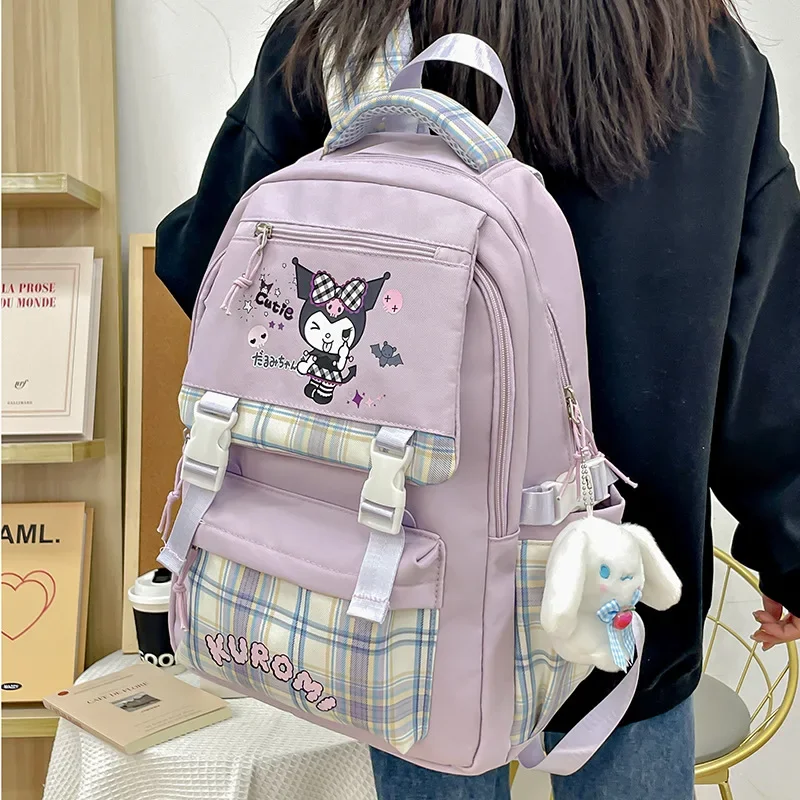 Sanurgente-Sac à dos étanche de grande capacité pour étudiants, cartable Clow M, dessin animé mignon, sac à dos décontracté contre les taches, nouveau