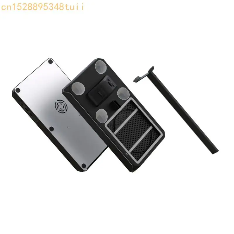 Охлаждающий вентилятор Y4QF для подставки для охлаждения игровой машины со светодиодным индикатором, 2 подставка для зарядки