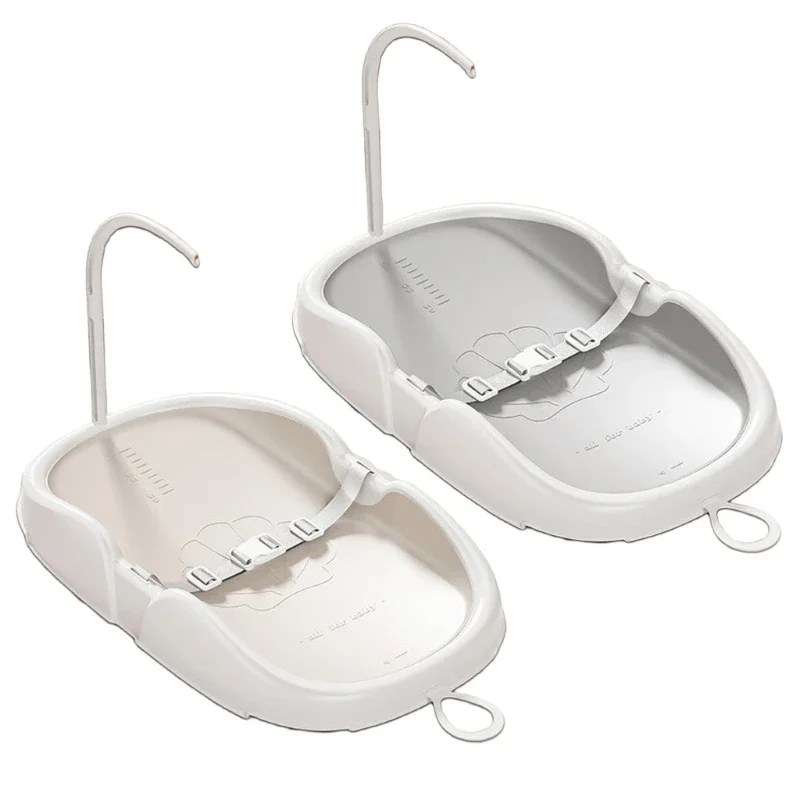 Baby Changing Pad With Included Hanging Rod For Newborns Curvilinear Structure For Comfort And Support Up To 30lbs 15UB