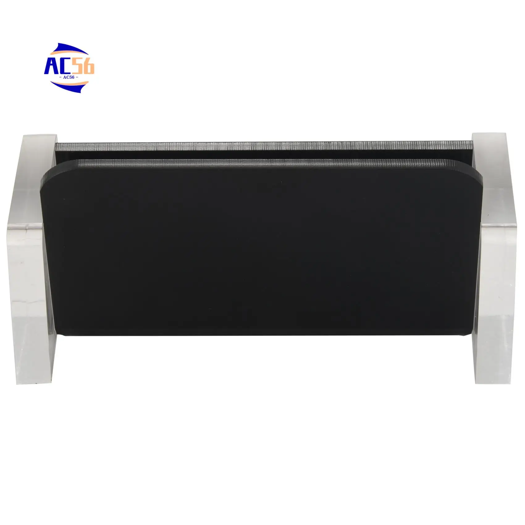 

AC56-Acrylic Desktop Business Card Holder Display For Desk Elegant Business Card Stand For Office Black