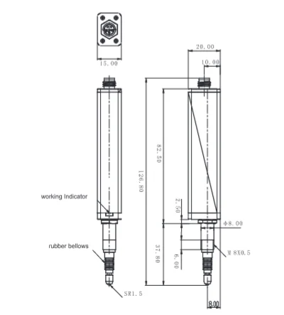 Sensor de desplazamiento de contacto de fábrica China, HK-L10