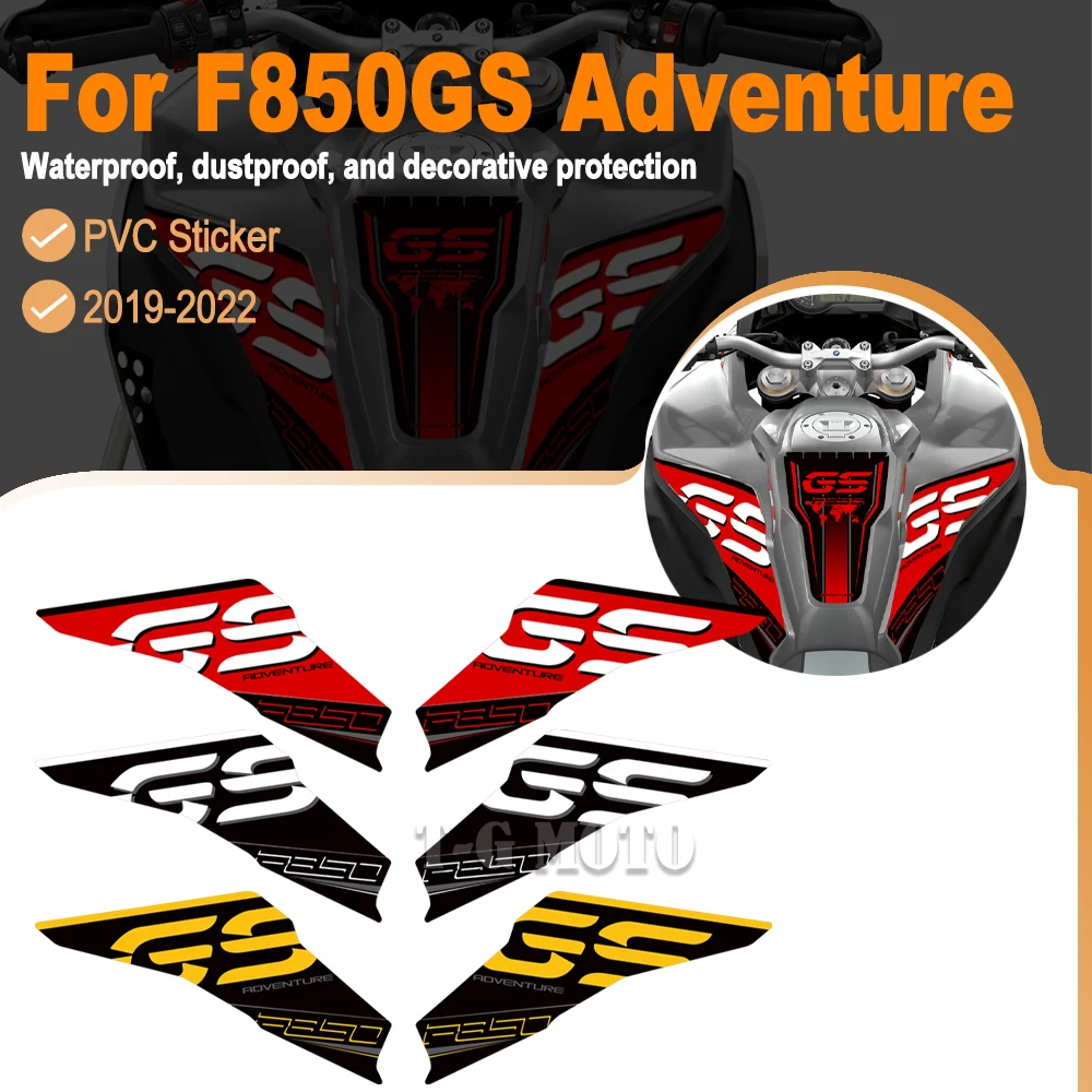 

Motorcycle Body Shell Fairing Tank Knee Section Paint Protector Decal Stickers For F850GS F850 GS GSA Adventure 2019 - 2022