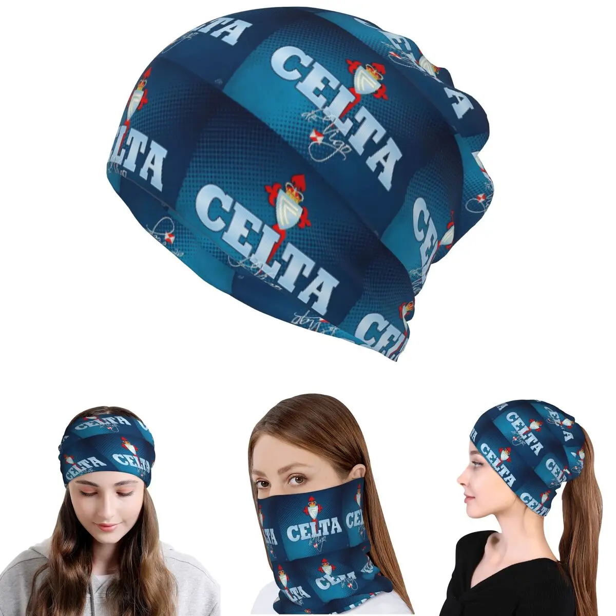 

Бандана FC CELTA VIGO, шарф для лица, теплая маска для лица, шапка-бини для мужчин и женщин, ветрозащитная