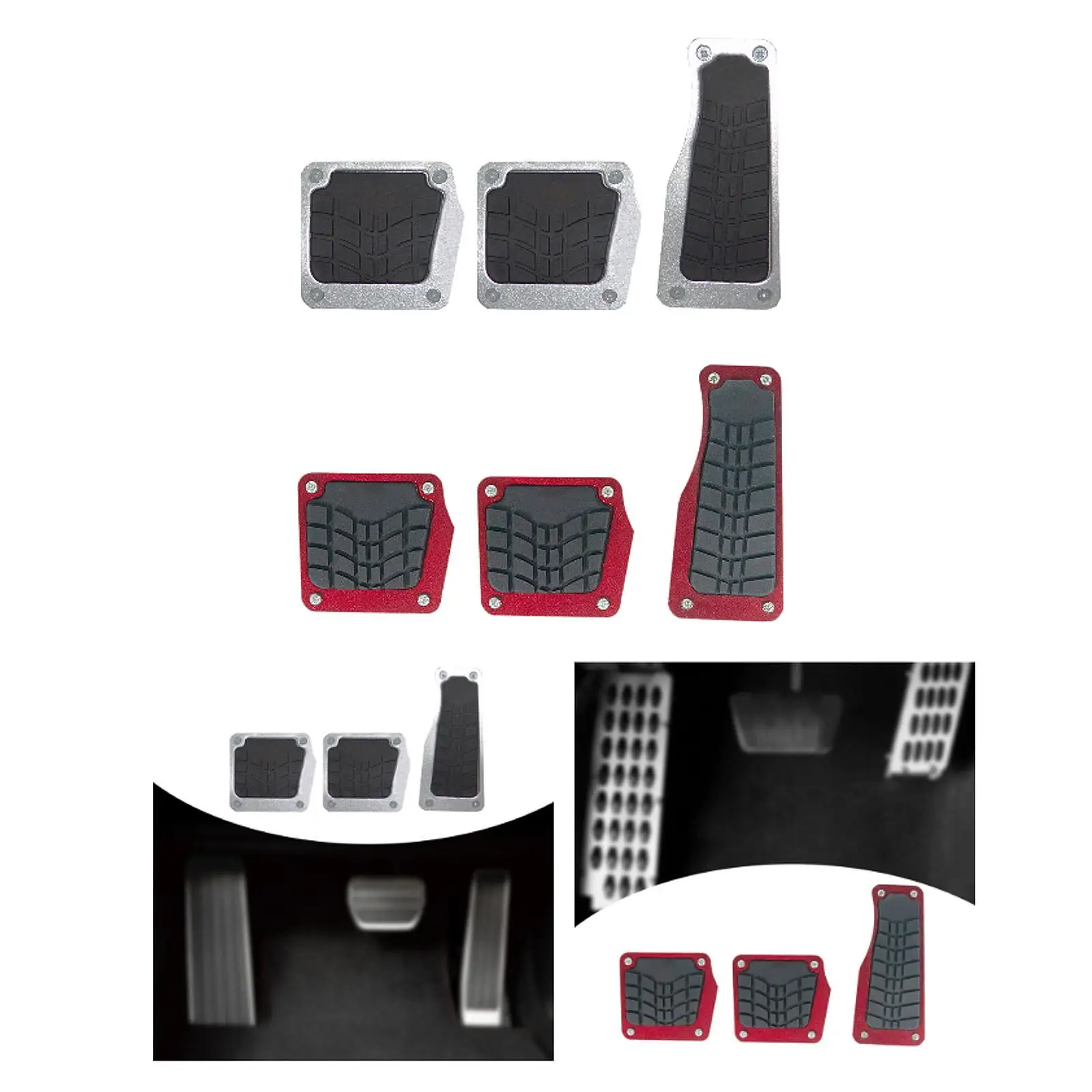 

Универсальные накладки на педали автомобиля заменяют универсальные, простые в установке запасные части для обслуживания гаража, противоскользящие для внедорожников, автомобилей