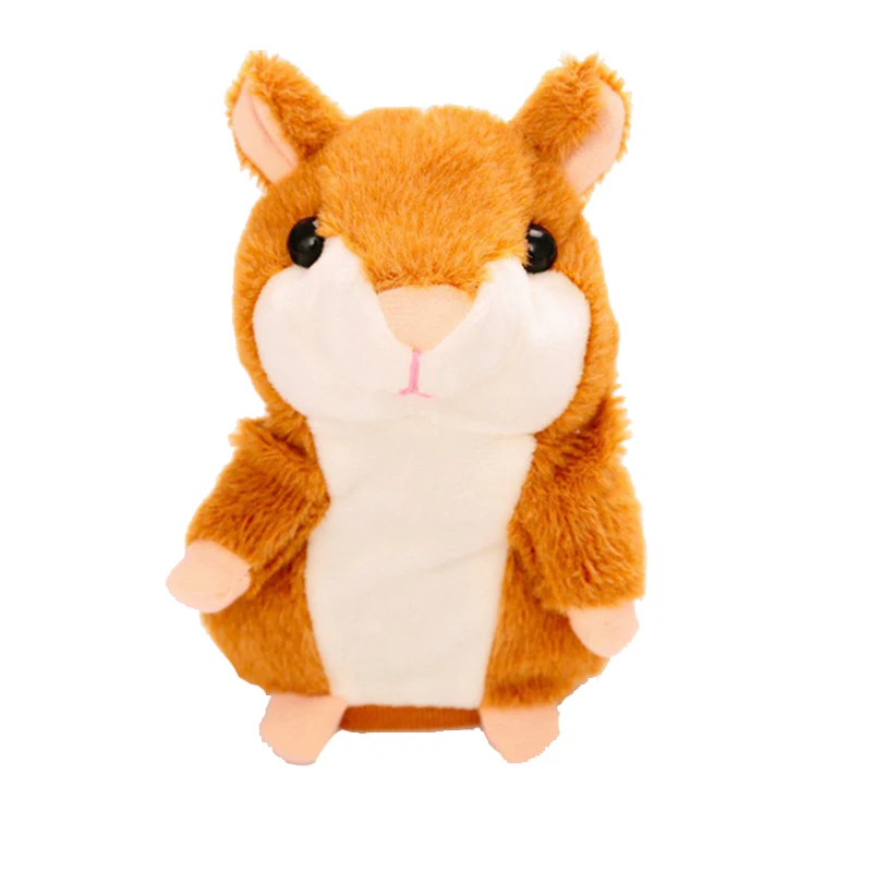 Electronic Talking Hamster Doll Figure Lovely Russian Hamster Toy Speak Talking Sound Recorder Toy