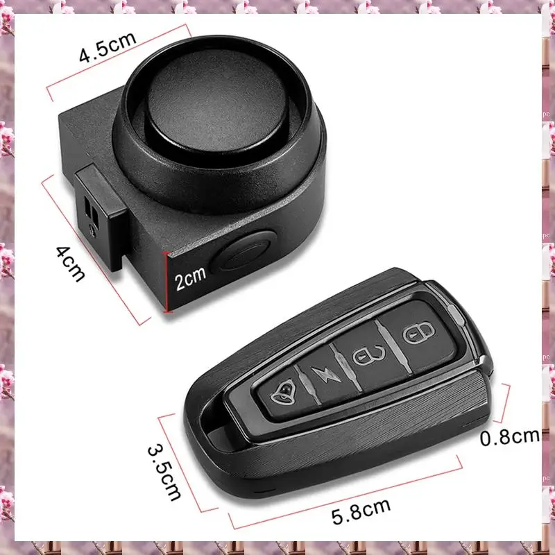 2025 ชาร์จ USB รีโมทคอนโทรลรถจักรยานยนต์ไฟฟ้าจักรยาน Security สัญญาณกันขโมยสูงและต่ําอุณหภูมิความต้านทาน, USB Char