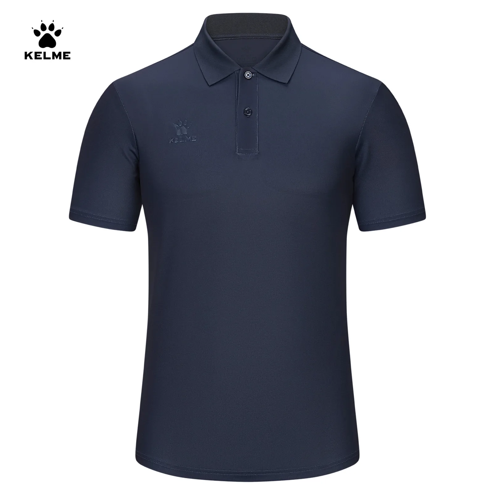KELME Men Polo Shirt 2026 Summer Breathable Quick-Dry Sportswear Short Sleeve Running Fitness Training Casual T-Shirt 8551PL1143