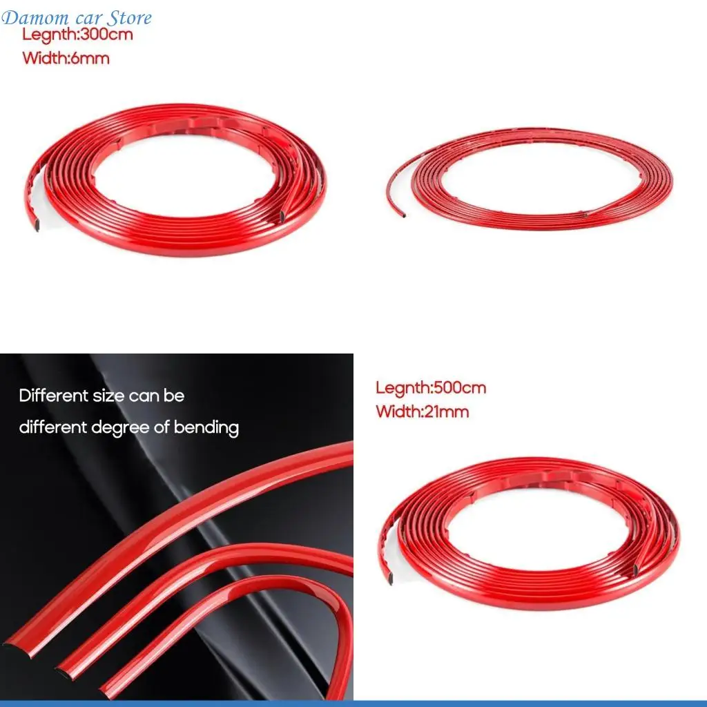 A2UC Self-adhesive Auto Door Guard Strips Anti-Collision Protector Anti-Scratch