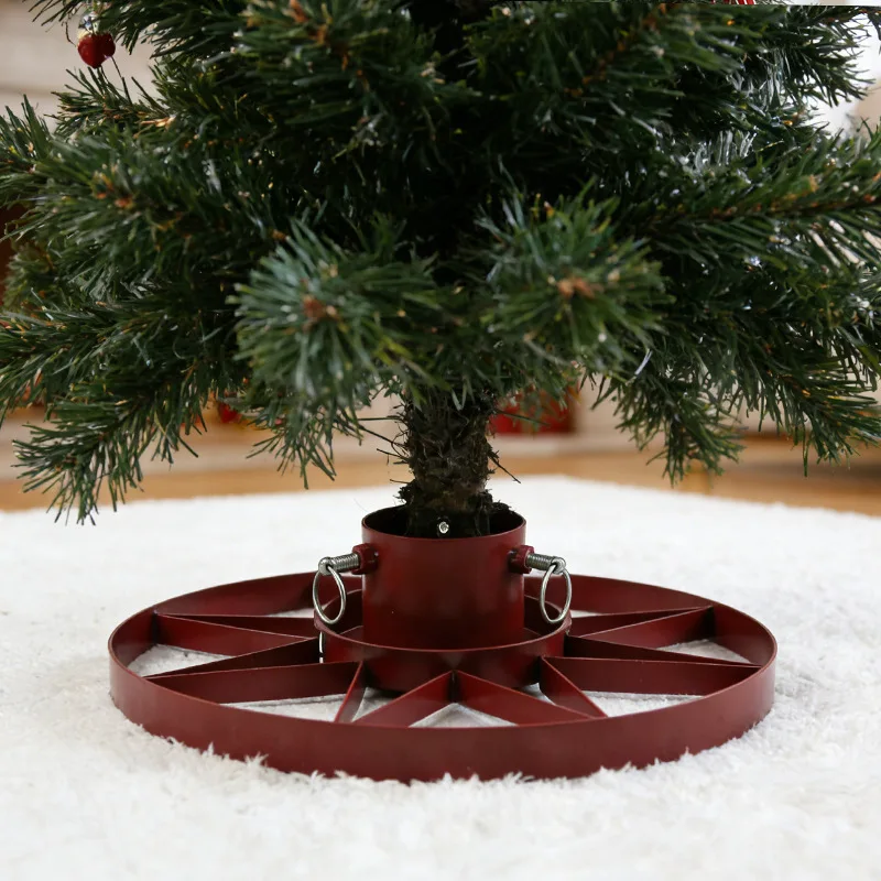 Christmas tree base rotating fixture Christmas ornament Metal counterweight holder base