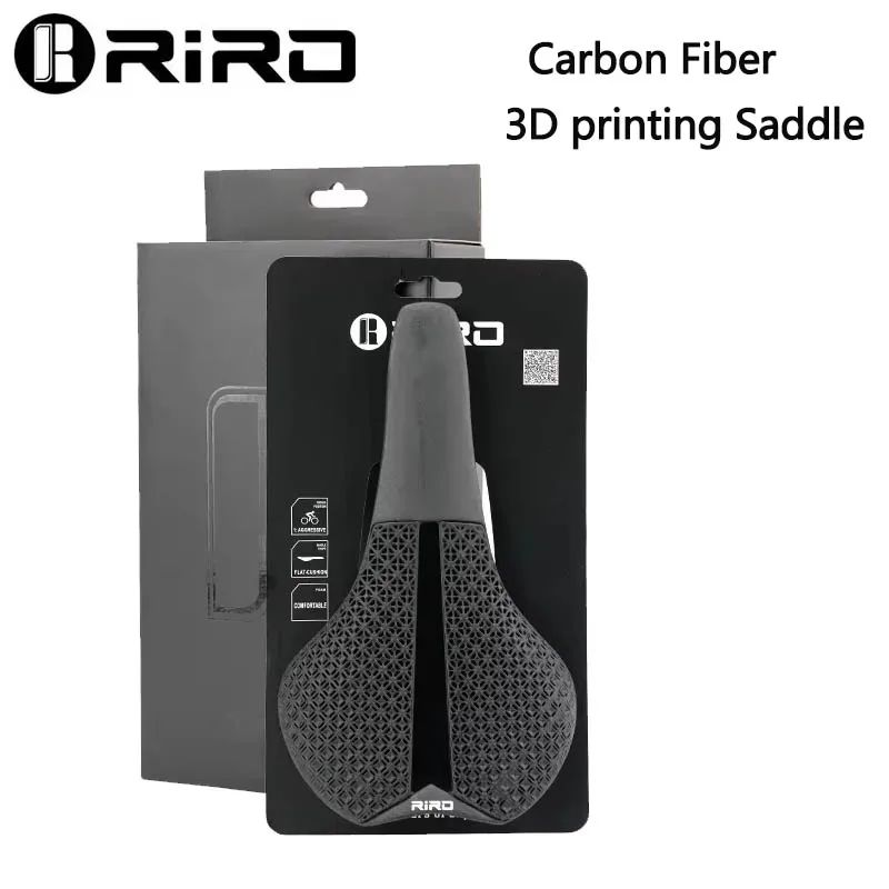 

RIRO X17 Carbon Fiber +TPU 3D Printing Bike lightweight Comfortable hock-absorbing for Road MTB Bike accessories