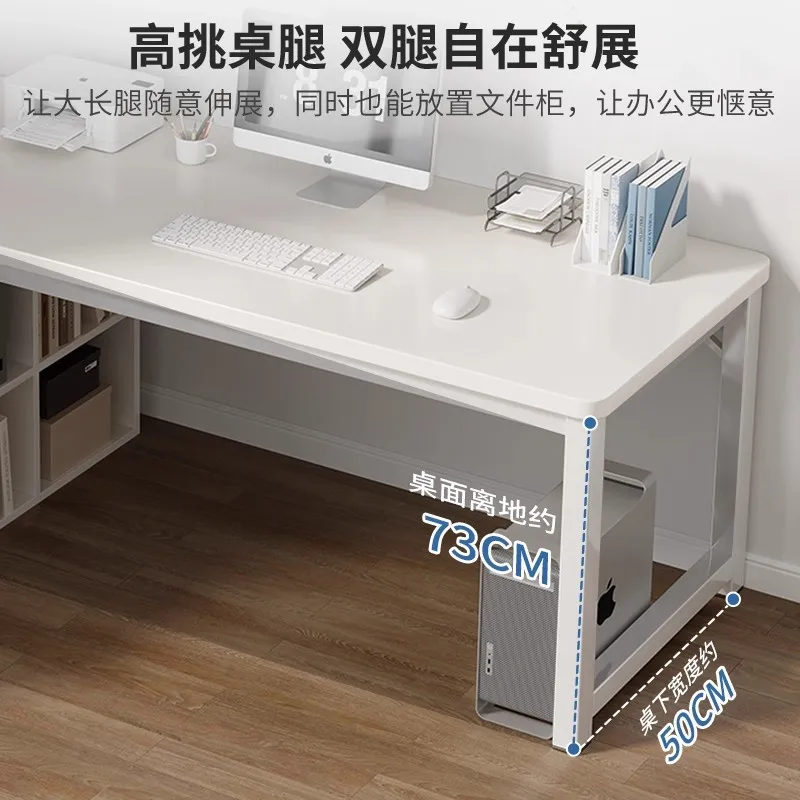 Table Bedroom Girls Computer Desk Desktop Semi-Surrounded Bedside Cabinet Simple Corner L-Type Cream Wind Desk