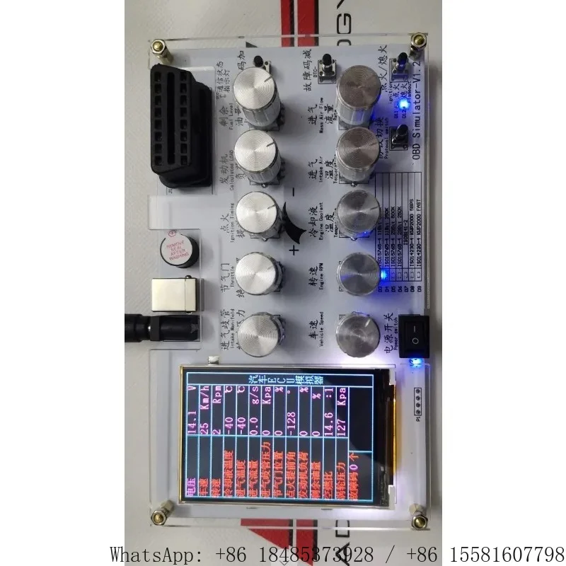 Vehicle ECU Signal Simulator OBD Simulator CAN Bus Communication Tester for Automotive R&D Testing