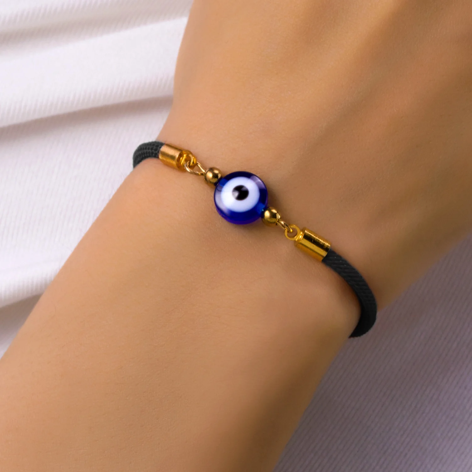Fashion Turkish Style Blue Evil Eye Bracelet For Women Men Lucky Red Rope Handmade Woven Bracelet Friendship Jewelry Gifts