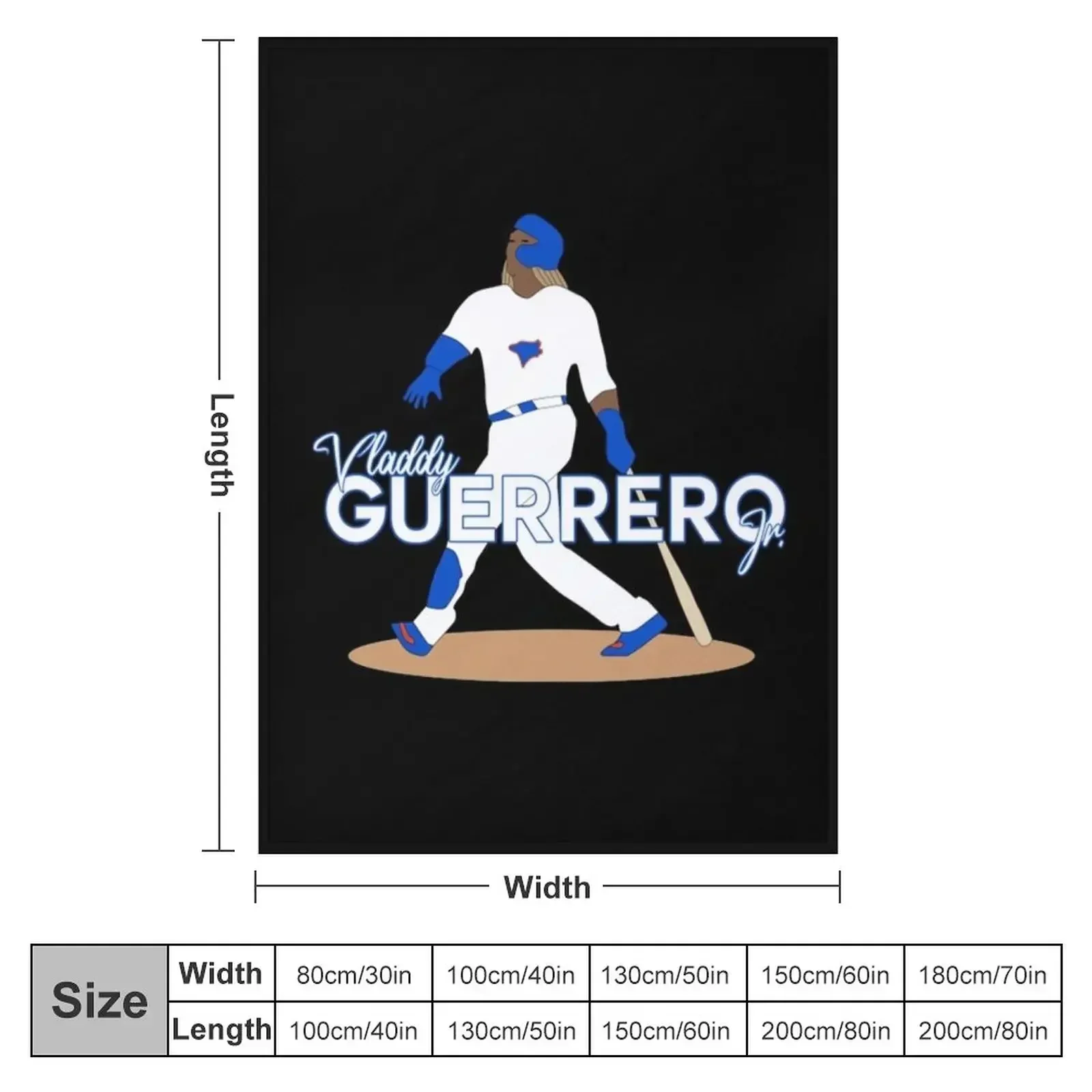 Vladimir Guerrero JR Throw Blanket Luxury Designer Quilt Shaggy For Baby Beach Loose Blankets