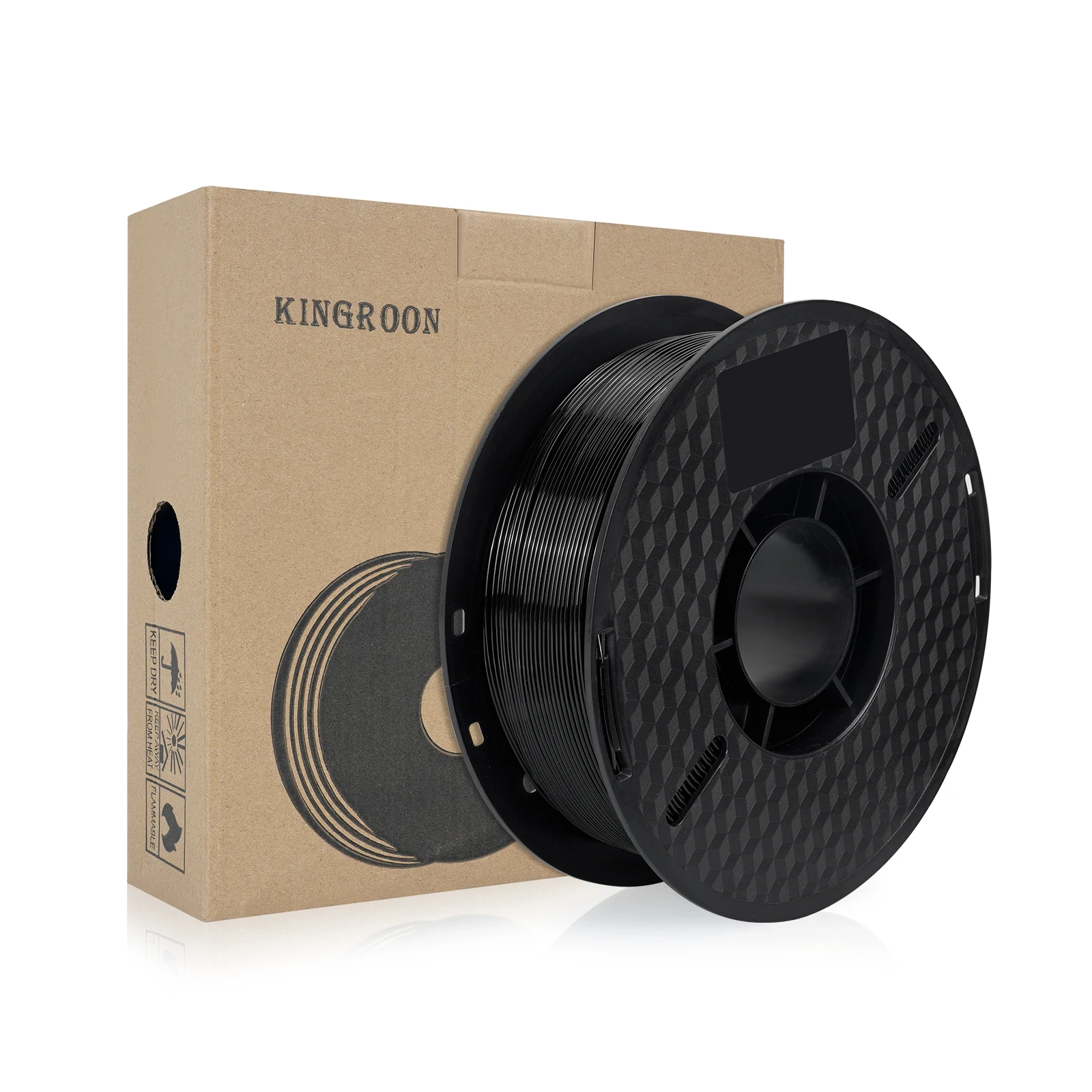 Kee Pang PETG 3D Printer Filament 1.75mm Plastic Material Black White Color PETG 3D Filament Consumables 1KG/2.2LBS