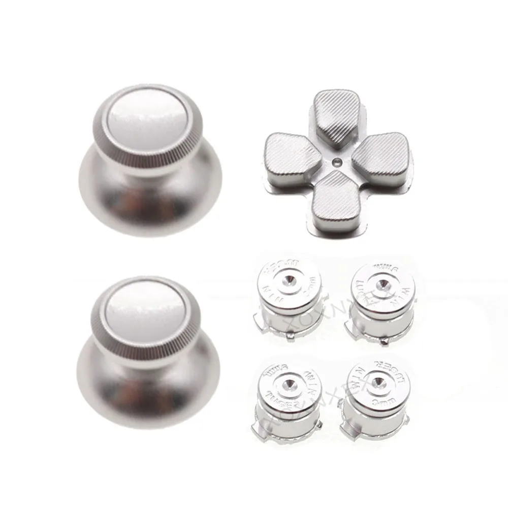 أزرار Dpad ABXY المعدنية لوحدة تحكم PS4 Xbox One، عصا تحكم بديلة مخصصة من الألومنيوم لملحقات ألعاب PS4